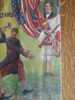 United We Stand The Spirit of 1917 James Lee (1918) WWI Poster 11