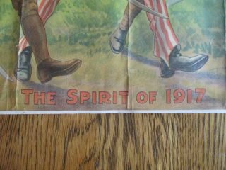 United We Stand The Spirit of 1917 James Lee (1918) WWI Poster 9
