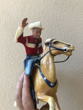 Vintage 1950s Roy Rogers Hartland Western Figure Cowboy Plastic - FREESHIP 8