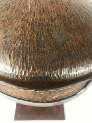 1920 ' s Classic Arts & Crafts Roycroft Hammered Copper and Mica Table Lamp 4