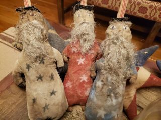 Primitive Uncle Sam Doll Bowl Fillers Americana Summer 4