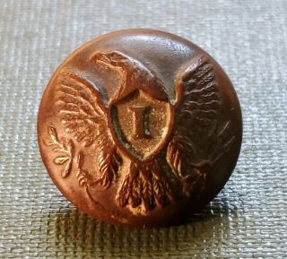 Civil War Infantry Coat Button - - With Shank
