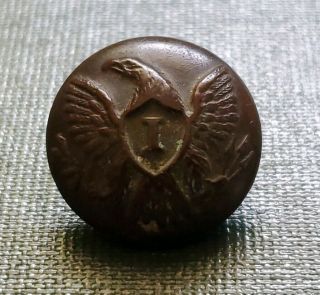 Civil War Infantry Coat Button - - with Shank 2