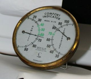 Vintage Abbeon Cal Lufft Comfort Indicator Model 10 - 179 Thermometer Germany