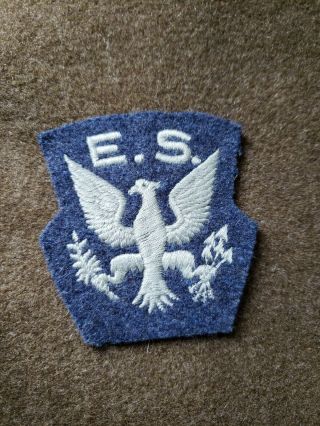 Wwii Us Army Air Force Eagle Squadron Royal Air Force Pilot Patch