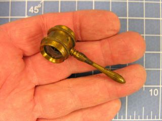 Early - Mid 19th C Magnifier,  Flea - Glass Stanhope Brass Vg