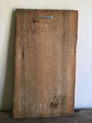 Large Old Antique Handmade Wooden Game Board Patina Primitive AAFA 10