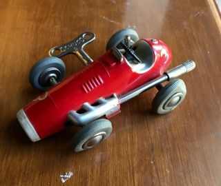 Vintage U.  S.  Zone German Wind - Up Toy Car Schuco Grand Prix Racer 1040