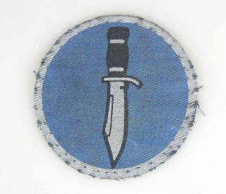 Wwii Us Army Kiska Task Force General Coulette Knife Patch T70c6