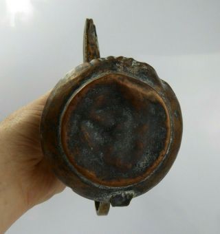 Antique Middle Eastern Dallah Coffee Pot Oman Nizwa Copper Brass Bedouin Islamic 7