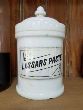 Lassars Paste Lug Apothecary Bottle