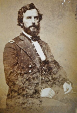 CDV,  Civil War General Rufus King by Photographer Matthew Brady 2