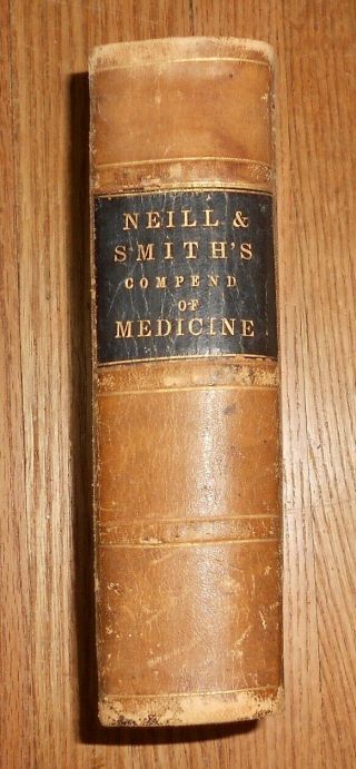 1866 Antique Book Compendium of the Various Branches of Medical Science Surgery 2