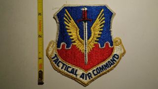 Extremely Rare 1950  S Tactical Air Command Patch.  Rare