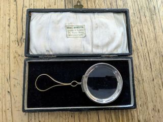 Antique Scientific Instrument Georgian 19c Magnifying Glass C/w Box