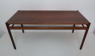 Rosewood Coffeetable Sofa Table By Ole Wanscher For Jeppesen Turn Top 1960