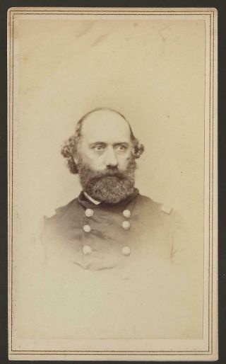 Civil War Cdv Union General Jacob Lauman From Iowa