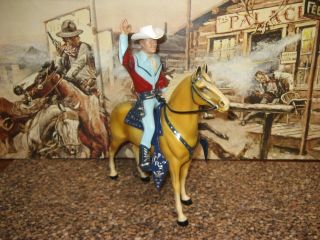 Hartland Roy Rogers with cowboy S/W horse saddle hat and pistols 2