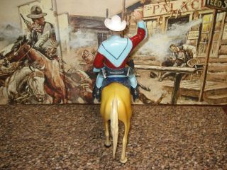 Hartland Roy Rogers with cowboy S/W horse saddle hat and pistols 3