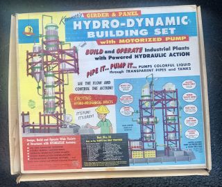 Vintage Kenner Girder And Panel Hydro - Dynamic Building Set 11,  1961