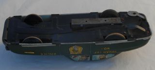 Vintage 1949 Dick Tracy Tin Police Squad Car Wind up Marx 3