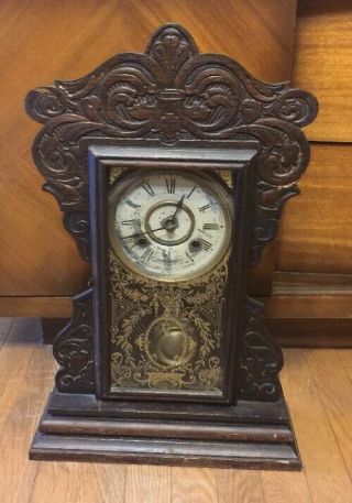 Antique Haven 8 - Day Striking Kitchen Gingerbread Clock “serviced”