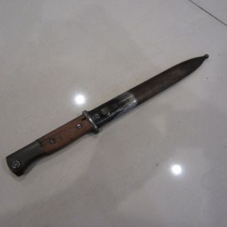 German Ww1 F.  Herder A.  Sn Bayonet Scabbard And Frog