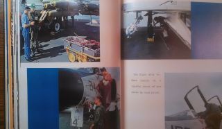 USS Kitty Hawk 1966 - 67 Vietnam Aircraft Carrier Cruise Book w/Mail Jacket 9