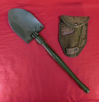 Vietnam War,  U.  S.  M - 51 Entrenching Tool With Cover 1952