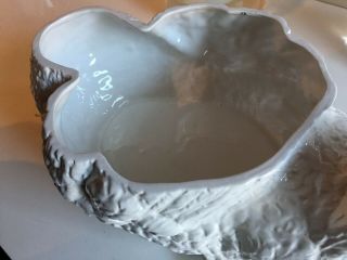 Vintage MCM White Swan Soup Tureen with Ladle/Italy/Circa 1960 ' s 4