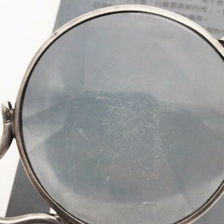 Antique English Sterling Silver Magnifying Glass Antique Magnifying Glass Loupe 12