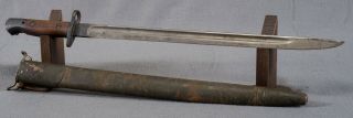 WWI 1915 Remington British 1907 SMLE Lee Enfield Bayonet US Modified Scabbard 2