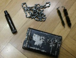 Ww2 German Wh Army M34 Cleaning Kit With Contents Cnx