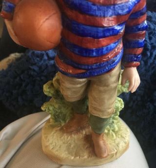 Rare Heubach Figurine Rugby / Football Boy German Bisque Figure 9