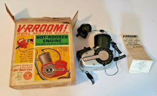 Vintage 1971 Mattel V - Rroom Ii Hot - Rodder Engine & Instructions