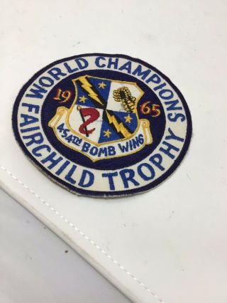 Jacket Patch Fairchild Trophy 454th Bomb Wing 1965