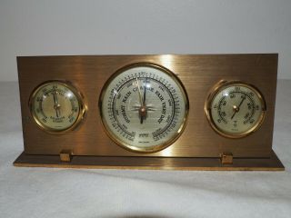 Vintage Hoffritz West Germany Weather Station Barometer Hygrometer Thermometer