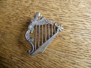Civil War Era York Irish Brigade Soldiers Harp Hat Insignia
