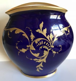 Hand Painted Vase with Vienna Imitation Beehive 