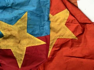 2 Flags,  Vc Flag,  North Vietnam Flag,  Red With Yellow Star,  Vc Vietnam War
