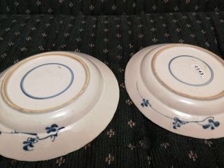 A Pair Chinese Blue and White Porcelain plate,  Kangxi period/18th 12