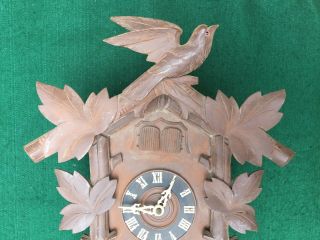 Antique Cuckoo Clock ca 1920 Finish 4