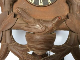 Antique Cuckoo Clock ca 1920 Finish 5