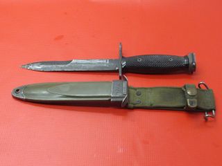 Bayonet Military Knife W/us M8a1 Scabbard