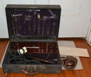 Antique Early Quack Medical Device Renulife Model R Violet Ray Generator