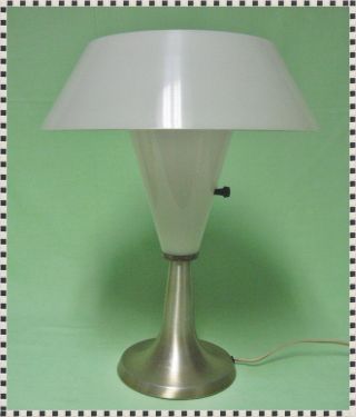 Vintage Mid Century Modern Atomic Space Age Retro Lamp Light 1964 CN Burman 6