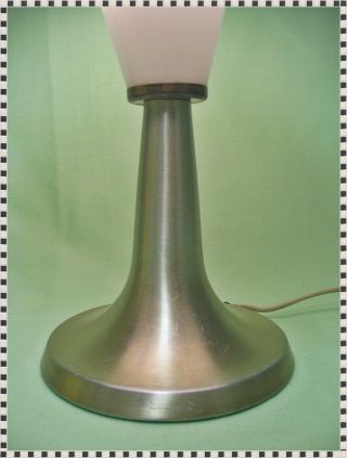 Vintage Mid Century Modern Atomic Space Age Retro Lamp Light 1964 CN Burman 8