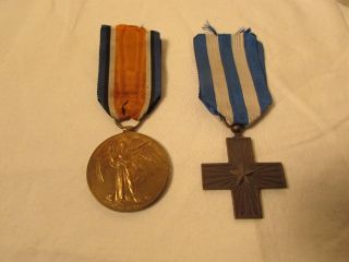 The Great War For Civilization & Merito Di Guerra,  Wwi Military Victory Medal