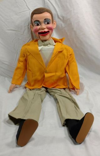 Vintage Juro Novelty Charlie Mccarthy,  Ventriloquist Doll,  In Carton