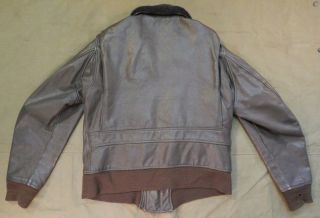 U.  S.  Navy,  G - 1 Leather Flight Jacket,  U.  S.  N.  Issue,  1977 Date,  SZ 44,  Great Cond 2